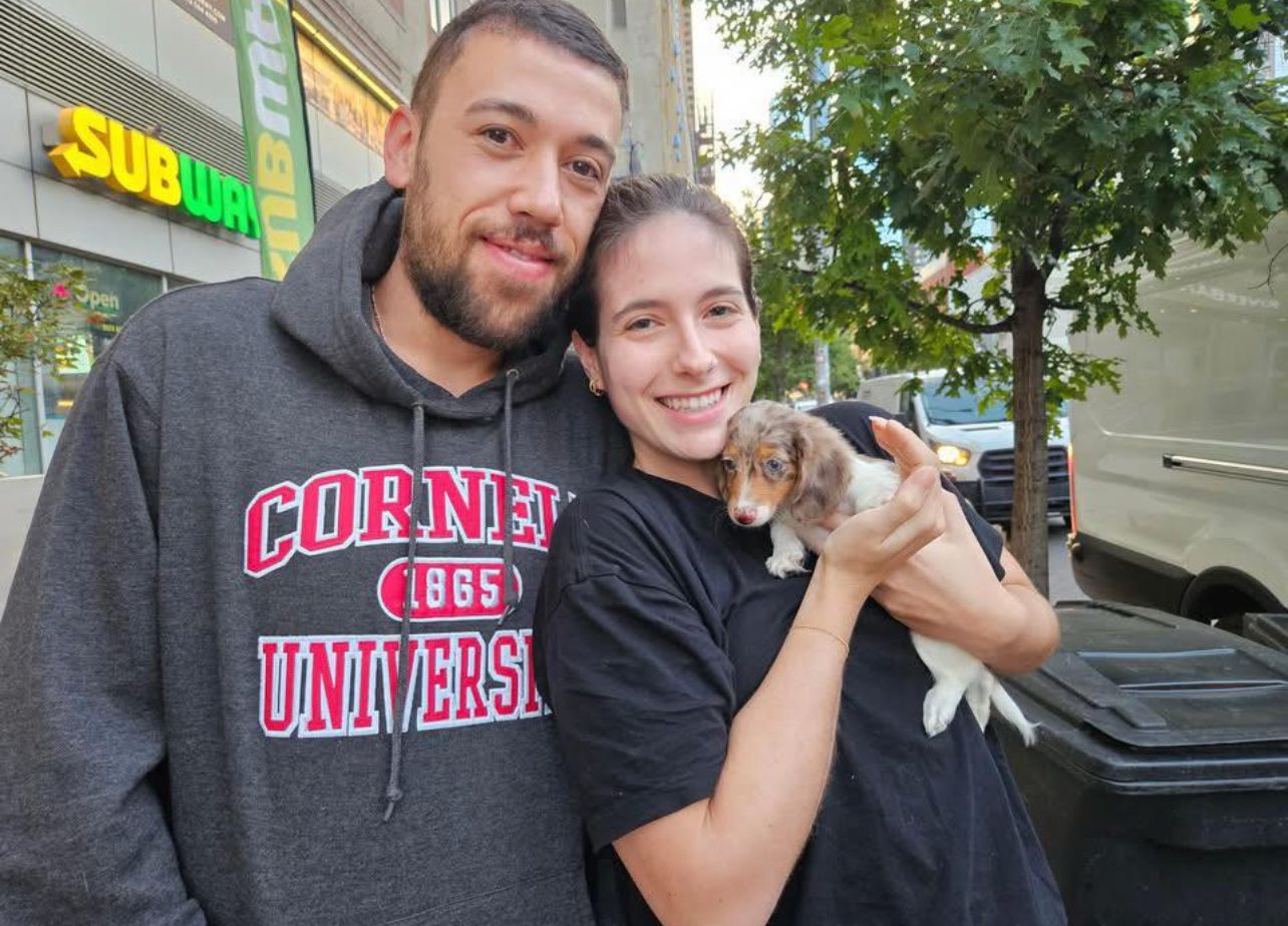 Daniel & Sophia with their LongwoodLane Dachshund